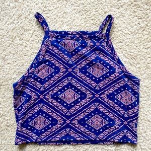 Patterned crop top